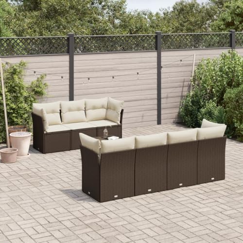 INLIFE 8-TLG. Garten-Sofagarnitur mit Kissen Braun Poly Rattan,Möbel,Gartenmöbel,Gartenmöbel-Sets,Braun,70.2 KG,3249122 INLIFE 8-TLG. Garten-Sofagarnitur mit Kissen Braun Poly Rattan,Möbel,Gartenmöbel,Gartenmöbel-Sets,Braun,70.2 KG,3249122 von INLIFE