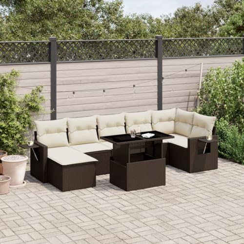 INLIFE 8-TLG. Garten-Sofagarnitur mit Kissen Braun Poly Rattan,Möbel,Gartenmöbel,Gartenmöbel-Sets,Braun,70.5 KG,3268063 INLIFE 8-TLG. Garten-Sofagarnitur mit Kissen Braun Poly Rattan,Möbel,Gartenmöbel,Gartenmöbel-Sets,Braun,70.5 KG,3268063 von INLIFE