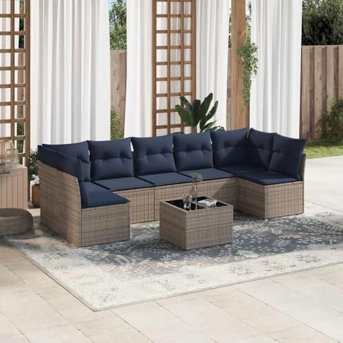 INLIFE 8-TLG. Garten-Sofagarnitur mit Kissen Grau Poly Rattan,Möbel,Gartenmöbel,Gartenmöbel-Sets,Grau,62.2 KG,3217441 INLIFE 8-TLG. Garten-Sofagarnitur mit Kissen Grau Poly Rattan,Möbel,Gartenmöbel,Gartenmöbel-Sets,Grau,62.2 KG,3217441 von INLIFE