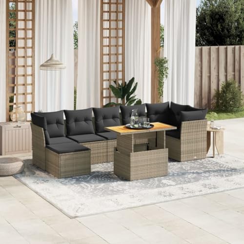 INLIFE 8-TLG. Garten-Sofagarnitur mit Kissen Grau Poly Rattan,Möbel,Gartenmöbel,Gartenmöbel-Sets,Grau,71.2 KG,3275489 INLIFE 8-TLG. Garten-Sofagarnitur mit Kissen Grau Poly Rattan,Möbel,Gartenmöbel,Gartenmöbel-Sets,Grau,71.2 KG,3275489 von INLIFE