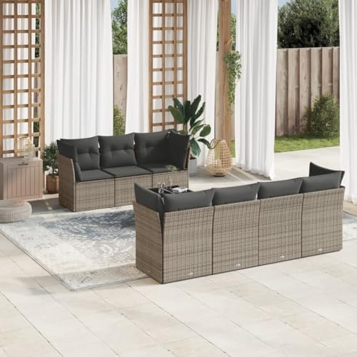 INLIFE 8-TLG. Garten-Sofagarnitur mit Kissen Grau Poly Rattan,Möbel,Gartenmöbel,Gartenmöbel-Sets,Grau,72.4 KG,3249119 INLIFE 8-TLG. Garten-Sofagarnitur mit Kissen Grau Poly Rattan,Möbel,Gartenmöbel,Gartenmöbel-Sets,Grau,72.4 KG,3249119 von INLIFE