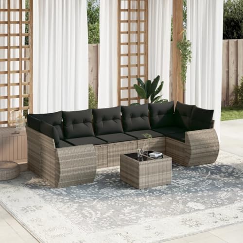 INLIFE 8-TLG. Garten-Sofagarnitur mit Kissen Hellgrau Poly Rattan,Möbel,Gartenmöbel,Gartenmöbel-Sets,Grau,71.8 KG,3253479 INLIFE 8-TLG. Garten-Sofagarnitur mit Kissen Hellgrau Poly Rattan,Möbel,Gartenmöbel,Gartenmöbel-Sets,Grau,71.8 KG,3253479 von INLIFE