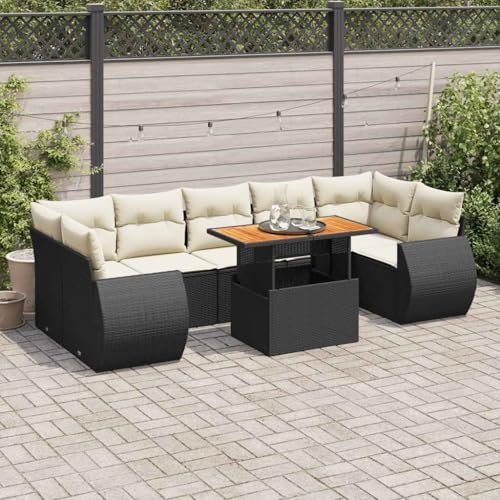 INLIFE 8-TLG. Garten-Sofagarnitur mit Kissen Schwarz Poly Rattan,Möbel,Gartenmöbel,Gartenmöbel-Sets,Schwarz,75.3 KG,3327234 INLIFE 8-TLG. Garten-Sofagarnitur mit Kissen Schwarz Poly Rattan,Möbel,Gartenmöbel,Gartenmöbel-Sets,Schwarz,75.3 KG,3327234 von INLIFE