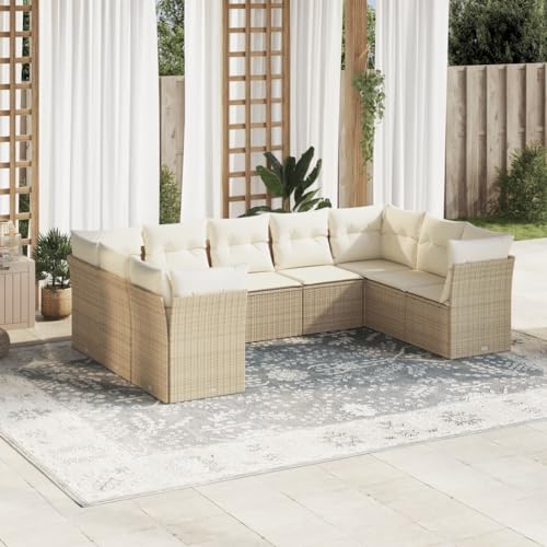 INLIFE 9-TLG. Garten-Sofagarnitur mit Kissen Beige Poly Rattan,Möbel,Gartenmöbel,Gartenmöbel-Sets,Beige,80 KG,3249967 INLIFE 9-TLG. Garten-Sofagarnitur mit Kissen Beige Poly Rattan,Möbel,Gartenmöbel,Gartenmöbel-Sets,Beige,80 KG,3249967 von INLIFE