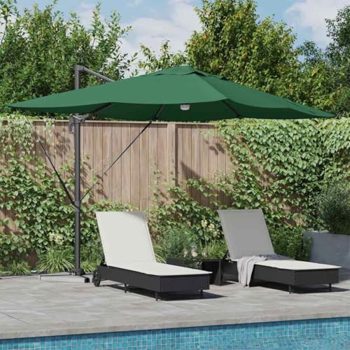 INLIFE Ampelschirm Roma Grün und Schwarz 352 x 251 x 265 cm,Heim & Garten,Rasen & Garten,Garten & Balkon,Sonnenschirme & Sonnenschutze,Grün,23.46 KG,42003360 INLIFE Ampelschirm Roma Grün und Schwarz 352 x 251 x 265 cm,Heim & Garten,Rasen & Garten,Garten & Balkon,Sonnenschirme & Sonnenschutze,Grün,23.46 KG,42003360 von INLIFE