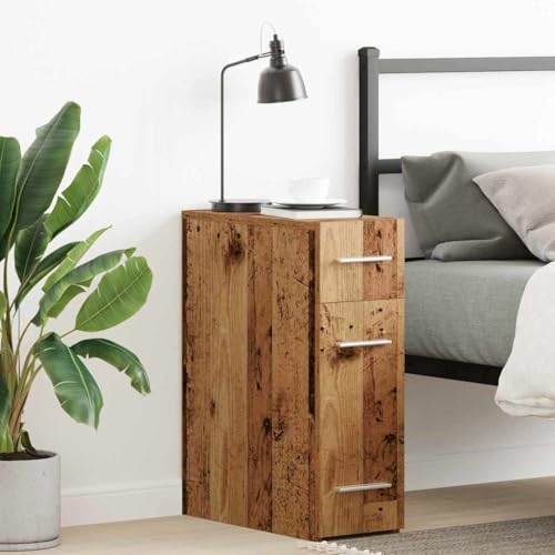 INLIFE Apothekerschrank Altholz 20 x 45.5 x 60 cm Holzwerkstoff,Möbel,Schränke,Aufbewahrungsschränke & Schließfächer,Braun,12.6 KG,862635 von INLIFE