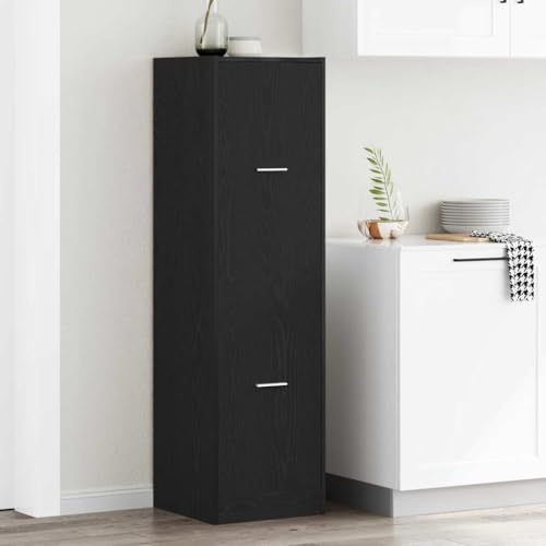 INLIFE Apothekerschrank Schwarze Eiche 40 x 41 x 144.5 cm,Möbel,Schränke,Aufbewahrungsschränke & Schließfächer,Schwarz,33.8 KG,3365623 von INLIFE