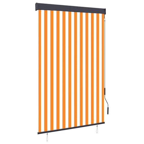 INLIFE Außenrollo 120 x 250 cm Weiß und Orange,Heim & Garten,Dekoration,Fensterdrapierung,Jalousien & Rollos,Orange,4.5 KG,145963 INLIFE Außenrollo 120 x 250 cm Weiß und Orange,Heim & Garten,Dekoration,Fensterdrapierung,Jalousien & Rollos,Orange,4.5 KG,145963 von INLIFE