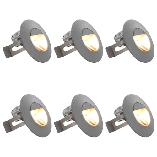 INLIFE Außenwandleuchten 6 STK. LED 5 W Silbern Rund,Heim & Garten,Beleuchtung,Außenbeleuchtung,Silber,0.54 KG,45655 INLIFE Außenwandleuchten 6 STK. LED 5 W Silbern Rund,Heim & Garten,Beleuchtung,Außenbeleuchtung,Silber,0.54 KG,45655 von INLIFE