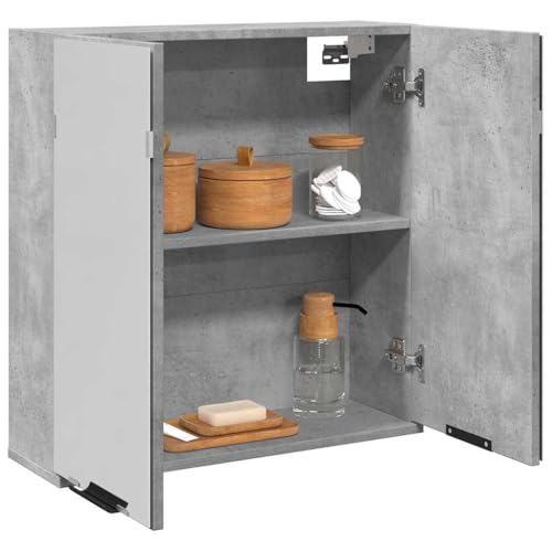 INLIFE Bad-Spiegelschrank Betongrau 64x20x66,5 cm Holzwerkstoff,Möbel,Schränke,Spiegel- & Waschbeckenunterschränke,Badezimmerwaschtische,Grau,17.95 KG,856939 INLIFE Bad-Spiegelschrank Betongrau 64x20x66,5 cm Holzwerkstoff,Möbel,Schränke,Spiegel- & Waschbeckenunterschränke,Badezimmerwaschtische,Grau,17.95 KG,856939 von INLIFE