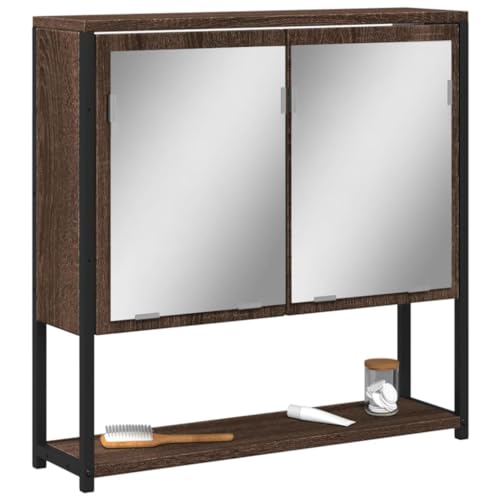 INLIFE Bad-Spiegelschrank Braun Eiche-Optik 60x16x60cm Holzwerkstoff,Möbel,Schränke,Spiegel- & Waschbeckenunterschränke,Badezimmerwaschtische,Braun,13.32 KG,842425 INLIFE Bad-Spiegelschrank Braun Eiche-Optik 60x16x60cm Holzwerkstoff,Möbel,Schränke,Spiegel- & Waschbeckenunterschränke,Badezimmerwaschtische,Braun,13.32 KG,842425 von INLIFE