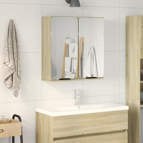 INLIFE Bad-Spiegelschrank Sonoma-Eiche 64,5x20x66,5 cm Holzwerkstoff,Möbel,Schränke,Spiegel- & Waschbeckenunterschränke,Badezimmerwaschtische,Braun,18.5 KG,849655 INLIFE Bad-Spiegelschrank Sonoma-Eiche 64,5x20x66,5 cm Holzwerkstoff,Möbel,Schränke,Spiegel- & Waschbeckenunterschränke,Badezimmerwaschtische,Braun,18.5 KG,849655 von INLIFE