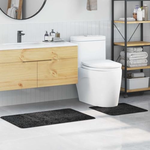 INLIFE Badematte 2 pcs Dunkelgrau 50 x 50 cm Polypropylen,Heim & Garten,Badzubehör,Badematten & Badteppiche,Grau,1.2 KG,4019854 INLIFE Badematte 2 pcs Dunkelgrau 50 x 50 cm Polypropylen,Heim & Garten,Badzubehör,Badematten & Badteppiche,Grau,1.2 KG,4019854 von INLIFE