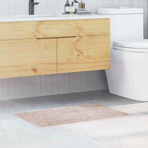 INLIFE Badematte Creme 50 x 80 cm Polypropylen,Heim & Garten,Badzubehör,Badematten & Badteppiche,Creme,0.6 KG,4019826 von INLIFE