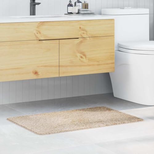 INLIFE Badematte Creme 60 x 90 cm Polypropylen,Heim & Garten,Badzubehör,Badematten & Badteppiche,Creme,1.3 KG,4019836 von INLIFE
