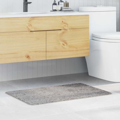 INLIFE Badematte Grau 60 x 90 cm Polypropylen,Heim & Garten,Badzubehör,Badematten & Badteppiche,Grau,1.3 KG,4019835 von INLIFE