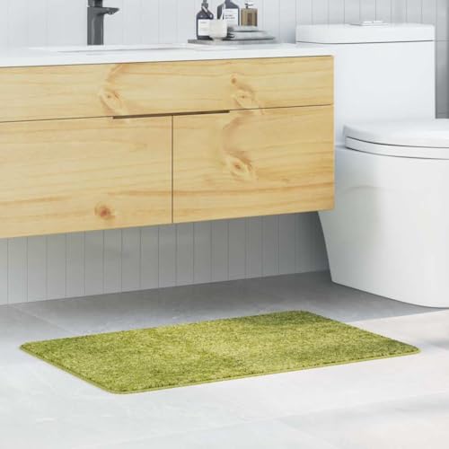 INLIFE Badematte Grün 60 x 90 cm Polypropylen,Heim & Garten,Badzubehör,Badematten & Badteppiche,Grün,1.3 KG,4019839 von INLIFE
