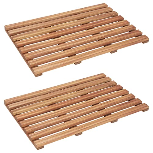 INLIFE Badematten 2 STK. Massivholz Akazie 56 x 37 cm INLIFE Badematten 2 STK. Massivholz Akazie 56 x 37 cm von INLIFE
