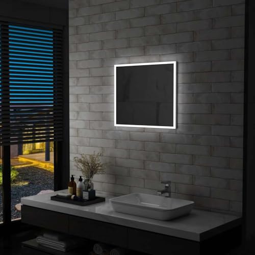 INLIFE Badezimmer-Wandspiegel mit LEDs 60x50 cm,Heim & Garten,Dekoration,Spiegel,Silber,5.15 KG,144726 INLIFE Badezimmer-Wandspiegel mit LEDs 60x50 cm,Heim & Garten,Dekoration,Spiegel,Silber,5.15 KG,144726 von INLIFE