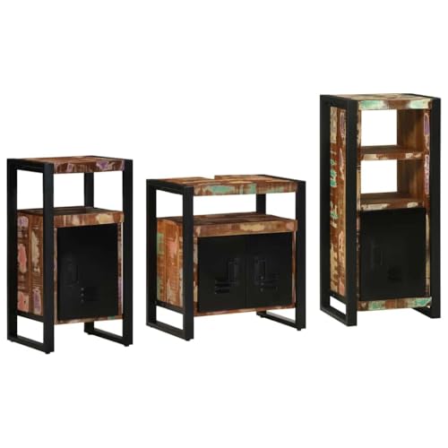 INLIFE Badezimmermöbel Set 3 pcs Mehrfarbig Massives recyceltes Holz,Möbel,Möbelgarnituren,Badezimmermöbel-Sets,Mehrfarbig,60.75 KG,3305627 INLIFE Badezimmermöbel Set 3 pcs Mehrfarbig Massives recyceltes Holz,Möbel,Möbelgarnituren,Badezimmermöbel-Sets,Mehrfarbig,60.75 KG,3305627 von INLIFE