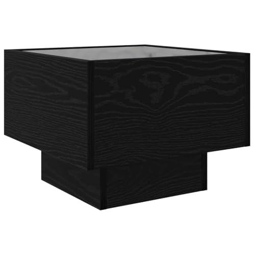 INLIFE Badschrank Schwarze Eiche 40 x 40 x 30 cm Engineered Wood, Glas,Möbel,Tische,Nachttische,Schwarz,12.71 KG,3394556 von INLIFE
