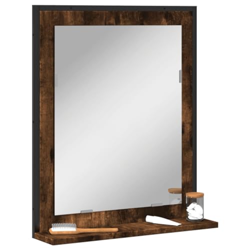 INLIFE Badspiegel mit Ablage Räuchereiche 50x12x60 cm Holzwerkstoff,Möbel,Schränke,Spiegel- & Waschbeckenunterschränke,Badezimmerwaschtische,Braun,8.3 KG,842418 INLIFE Badspiegel mit Ablage Räuchereiche 50x12x60 cm Holzwerkstoff,Möbel,Schränke,Spiegel- & Waschbeckenunterschränke,Badezimmerwaschtische,Braun,8.3 KG,842418 von INLIFE
