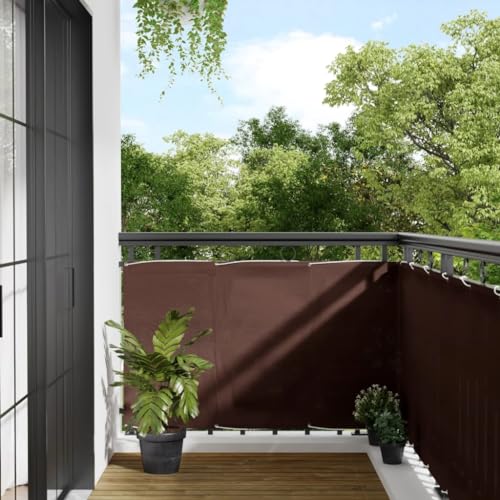 INLIFE Balkon-Sichtschutz Braun 90x800 cm 100% Polyester-Ox,Heim & Garten,Rasen & Garten,Garten & Balkon,Sonnenschirme & Sonnenschutze,Braun,1.69 KG,4000390 von INLIFE