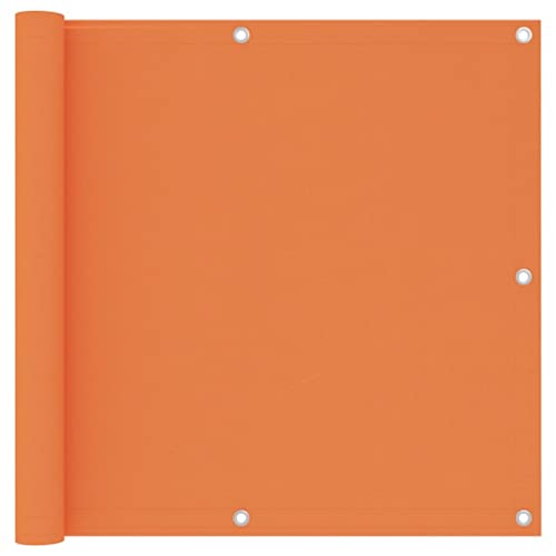 INLIFE Balkon-Sichtschutz Orange 90x300 cm Oxford-Gewebe von INLIFE
