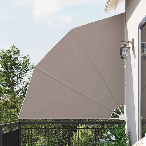 INLIFE Balkon Sichtschutz Taupe 210 x 210 cm Stoff,Heim & Garten,Rasen & Garten,Garten & Balkon,Sonnenschirme & Sonnenschutze,Taupe,3.8 KG,42000936 von INLIFE