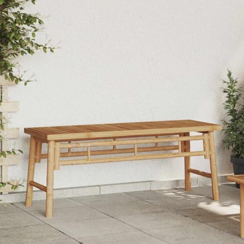 INLIFE Bank Braun 110 x 38 x 45 cm Bambus,Möbel,Sitzbänke,Braun,7.3 KG,4106585 von INLIFE