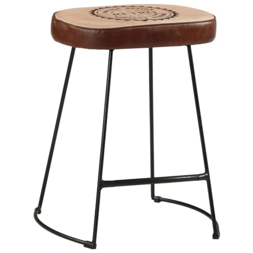 INLIFE Barhocker 2 STK. Dunkelbraun 40x29,5x53 cm,Möbel,Stühle,Barhocker,Braun,7.25 KG,358929 von INLIFE