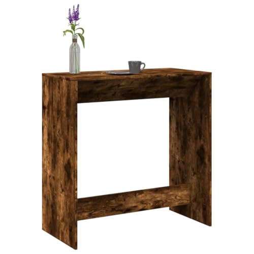 INLIFE Bartisch Räuchereiche 102x50x103,5 cm Holzwerkstoff,Möbel,Tische,Esstische,Braun,26.81 KG,854431 von INLIFE
