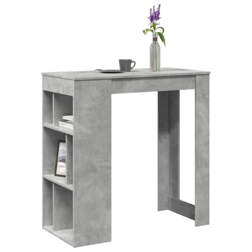 INLIFE Bartisch mit Regal Betongrau 102x50x103,5 cm Holzwerkstoff,Möbel,Tische,Esstische,Grau,30.6 KG,854358 INLIFE Bartisch mit Regal Betongrau 102x50x103,5 cm Holzwerkstoff,Möbel,Tische,Esstische,Grau,30.6 KG,854358 von INLIFE