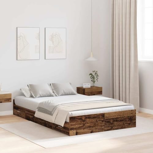 INLIFE Bett mit Stauraum Altholz 120 x 200 cm Holzwerkstoff,Möbel,Betten & Zubehör,Betten & Bettgestelle,Braun,73.8 KG,3335307 INLIFE Bett mit Stauraum Altholz 120 x 200 cm Holzwerkstoff,Möbel,Betten & Zubehör,Betten & Bettgestelle,Braun,73.8 KG,3335307 von INLIFE