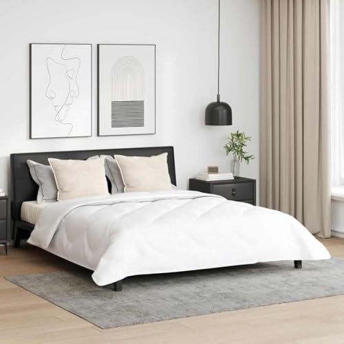 INLIFE Bettdecke mit Kissen Argyle 3 pcs Weiß 240 x 200 cm Mikrofaser,Heim & Garten,Haushaltswäsche,Bettwäsche,Bettdecken,Weiß,5.08 KG,3377437 von INLIFE