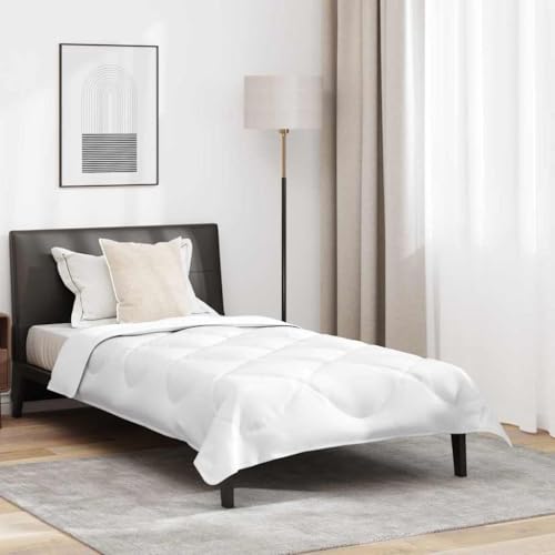 INLIFE Bettdecke mit Kissen Weiß 135 x 200 cm Mikrofaser,Heim & Garten,Haushaltswäsche,Bettwäsche,Weiß,3.21 KG,3376539 von INLIFE