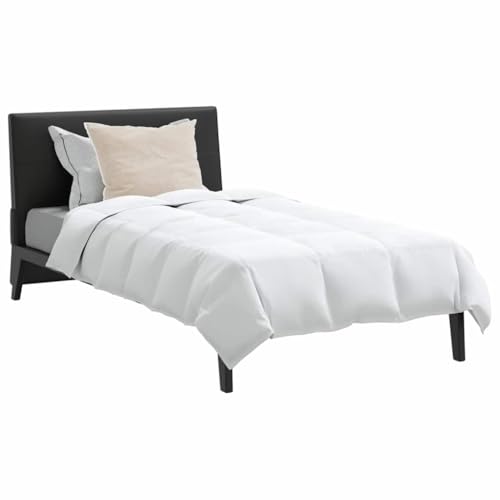 INLIFE Bettdeckenset mit Kissen 2 pcs Weiß 135 x 200 cm Daunen,Heim & Garten,Haushaltswäsche,Bettwäsche,Weiß,3.57 KG,3376288 von INLIFE
