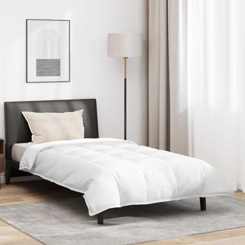 INLIFE Bettdeckenset mit Kissen 2 pcs Weiß 155 x 200 cm Daunen,Heim & Garten,Haushaltswäsche,Bettwäsche,Weiß,4.69 KG,3376342 von INLIFE