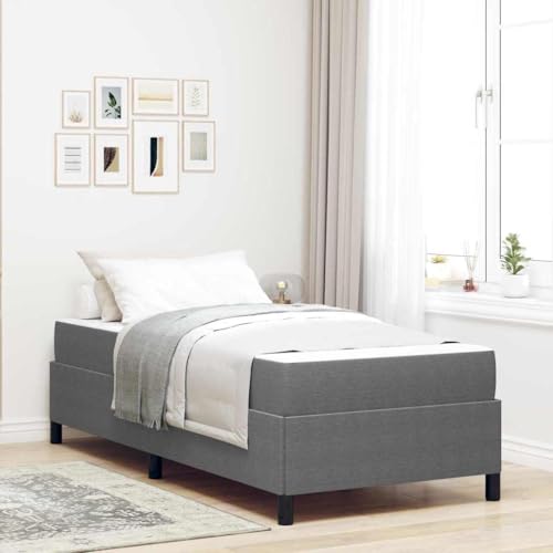 INLIFE Bettgestell Hellgrau 90 x 200 cm Cordstoff,Möbel,Betten & Zubehör,Betten & Bettgestelle,Hellgrau,48.15 KG,3399100 von INLIFE