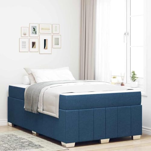 INLIFE Bettgestell mit Matratze Blau 120 x 200 cm Stoff,Möbel,Betten & Zubehör,Betten & Bettgestelle,Blau,69.3 KG,3398285 INLIFE Bettgestell mit Matratze Blau 120 x 200 cm Stoff,Möbel,Betten & Zubehör,Betten & Bettgestelle,Blau,69.3 KG,3398285 von INLIFE
