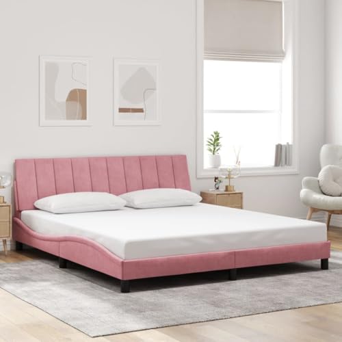 INLIFE Bettgestell ohne Matratze Hanko Rosa 180x200 cm Samt,Möbel,Betten & Zubehör,Betten & Bettgestelle,Rosa,29.3 KG,3207866 INLIFE Bettgestell ohne Matratze Hanko Rosa 180x200 cm Samt,Möbel,Betten & Zubehör,Betten & Bettgestelle,Rosa,29.3 KG,3207866 von INLIFE