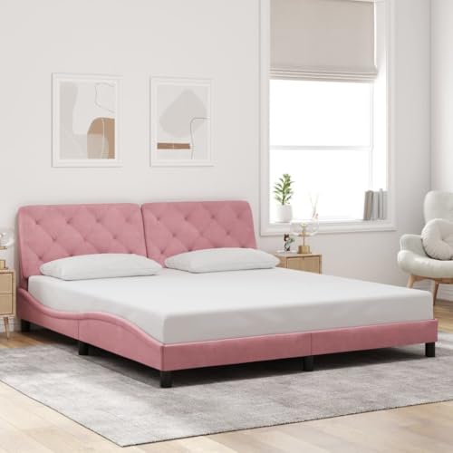 INLIFE Bettgestell ohne Matratze Rosa 180x200 cm Samt,Möbel,Betten & Zubehör,Betten & Bettgestelle,Rosa,30.2 KG,3207940 INLIFE Bettgestell ohne Matratze Rosa 180x200 cm Samt,Möbel,Betten & Zubehör,Betten & Bettgestelle,Rosa,30.2 KG,3207940 von INLIFE