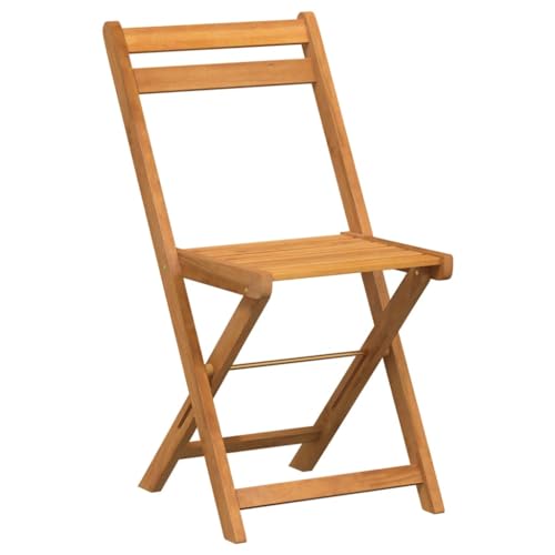 INLIFE Bistrostühle 8 STK. Klappbar Massivholz Akazie,Möbel,Gartenmöbel,Gartensitzmöbel,Gartenstühle,Braun,29.6 KG,3216307 von INLIFE