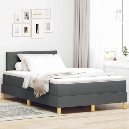 INLIFE Boxspringbett mit Matratze Dunkelgrau 120 x 200 cm Stoff,Möbel,Betten & Zubehör,Betten & Bettgestelle,Grau,53.98 KG,3342507 INLIFE Boxspringbett mit Matratze Dunkelgrau 120 x 200 cm Stoff,Möbel,Betten & Zubehör,Betten & Bettgestelle,Grau,53.98 KG,3342507 von INLIFE