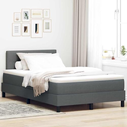 INLIFE Boxspringbett mit Matratze Dunkelgrau 120 x 200 cm Stoff,Möbel,Betten & Zubehör,Betten & Bettgestelle,Grau,54.18 KG,3342199 INLIFE Boxspringbett mit Matratze Dunkelgrau 120 x 200 cm Stoff,Möbel,Betten & Zubehör,Betten & Bettgestelle,Grau,54.18 KG,3342199 von INLIFE