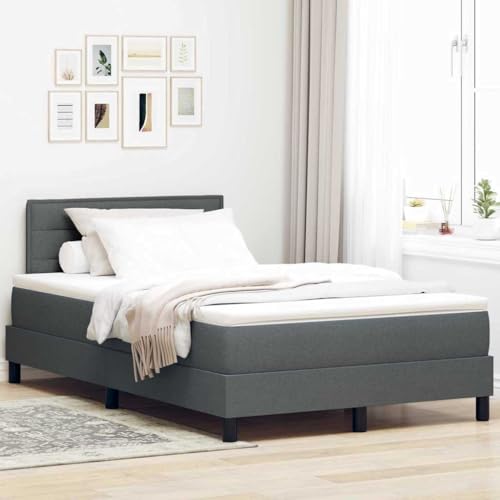 INLIFE Boxspringbett mit Matratze Dunkelgrau 120 x 200 cm Stoff,Möbel,Betten & Zubehör,Betten & Bettgestelle,Grau,54.3 KG,3338602 INLIFE Boxspringbett mit Matratze Dunkelgrau 120 x 200 cm Stoff,Möbel,Betten & Zubehör,Betten & Bettgestelle,Grau,54.3 KG,3338602 von INLIFE