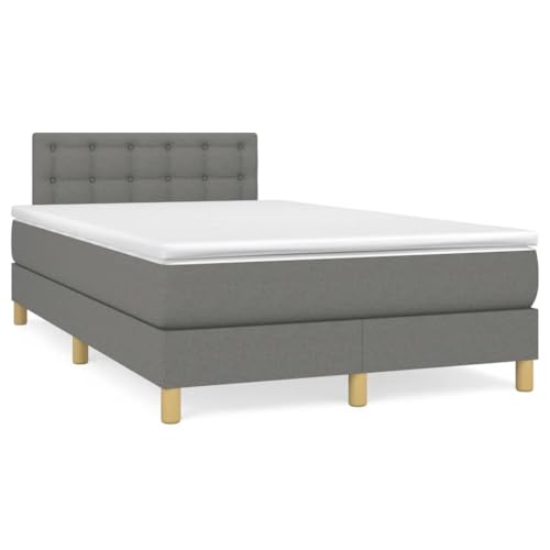 INLIFE Boxspringbett mit Matratze Dunkelgrau 120x190 cm Stoff,Möbel,Betten & Zubehör,Betten & Bettgestelle,Grau,52.8 KG,3269801 INLIFE Boxspringbett mit Matratze Dunkelgrau 120x190 cm Stoff,Möbel,Betten & Zubehör,Betten & Bettgestelle,Grau,52.8 KG,3269801 von INLIFE