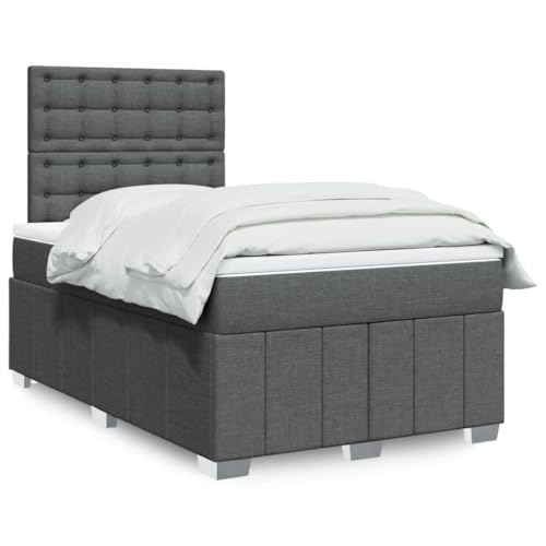INLIFE Boxspringbett mit Matratze Dunkelgrau 120x200 cm Stoff,Möbel,Betten & Zubehör,Betten & Bettgestelle,Grau,85.15 KG,3291650 INLIFE Boxspringbett mit Matratze Dunkelgrau 120x200 cm Stoff,Möbel,Betten & Zubehör,Betten & Bettgestelle,Grau,85.15 KG,3291650 von INLIFE