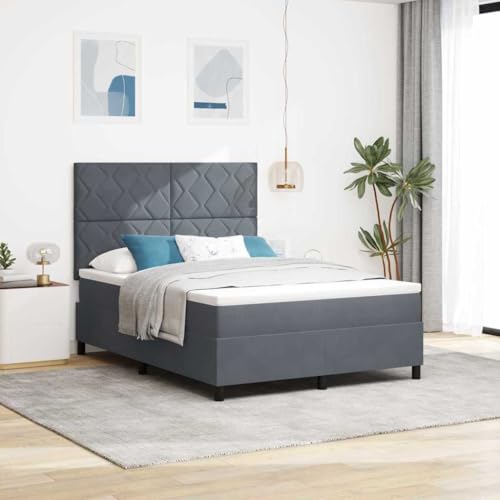 INLIFE Boxspringbett mit Matratze Dunkelgrau 140 x 200 cm Samt,Möbel,Betten & Zubehör,Betten & Bettgestelle,Grau,71.3 KG,3339903 INLIFE Boxspringbett mit Matratze Dunkelgrau 140 x 200 cm Samt,Möbel,Betten & Zubehör,Betten & Bettgestelle,Grau,71.3 KG,3339903 von INLIFE