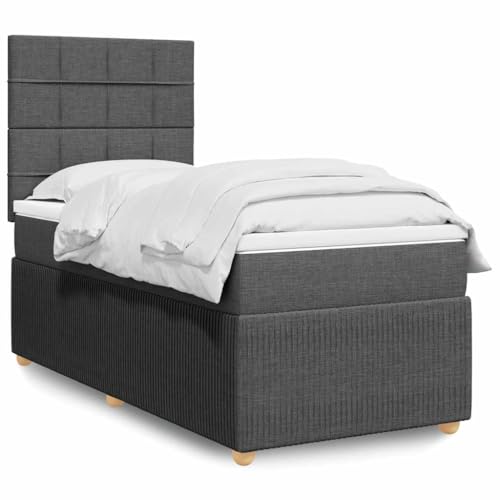 INLIFE Boxspringbett mit Matratze Dunkelgrau 80x200 cm Stoff,Möbel,Betten & Zubehör,Betten & Bettgestelle,Grau,63.82 KG,3294184 INLIFE Boxspringbett mit Matratze Dunkelgrau 80x200 cm Stoff,Möbel,Betten & Zubehör,Betten & Bettgestelle,Grau,63.82 KG,3294184 von INLIFE